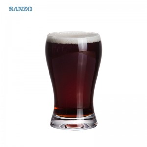 Sanzo 6 ly Bia tùy chỉnh Hoa tulip Bia Glass Oem Bia Glass