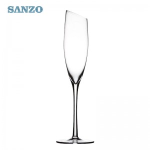 SANZO Bohemian Champagne Glass Tùy chỉnh Handmade Glass Cup Cup Khuyến mại Bán nóng Champagne màu Glass