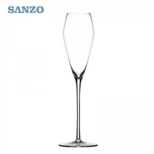 SANZO Blown Champagne Glass Tùy chỉnh tay thổi Sáo Champagne Sáo nhựa